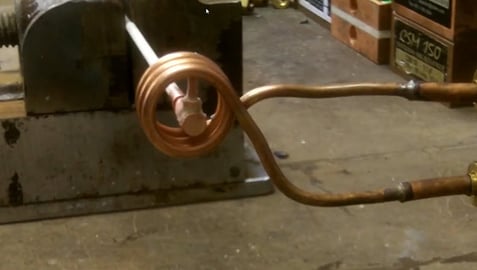 Brazing a copper assembly