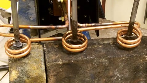 Brazing three assemblies