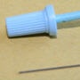 image: Bonding a stainless steel needle to a plastic shank