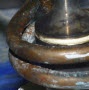 image: Brazing carbide rotary file to steel shanks