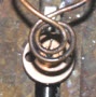 image: Brazing a carbide ball to a spring 