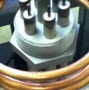 image: Brazing a steel and brass heating element