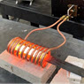 image: Heat steel flat stock pry bar for forging