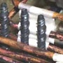 Surface hardening of steel screws