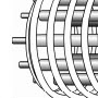 Heating Eight Steel Rods Simultaneously for a Molding Process