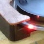 image: Heating a cutting knife, improving cut