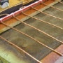 Conveyor steel plate heating