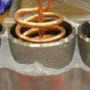 image: Heating steel liners (engine head)