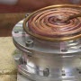 Heating aluminium susceptor for powder expansion