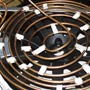 image: Pre-heating aluminum wheels (spray painting)