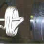 image: Preheating a steel automotive transaxle (welding)