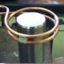 image: Preheating steel rods for a welding application
