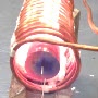 image: Preheating a titanium billet prior to rolling