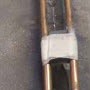 image: Heating lead plates for a butt weld