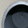 image: Melting aluminum in a graphite crucible for casting