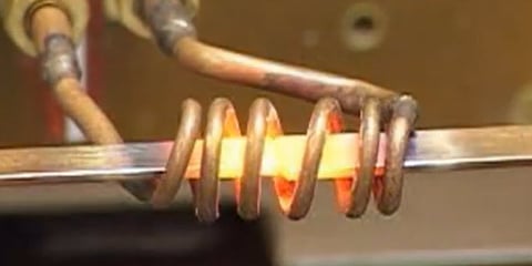 Annealing with induction heating