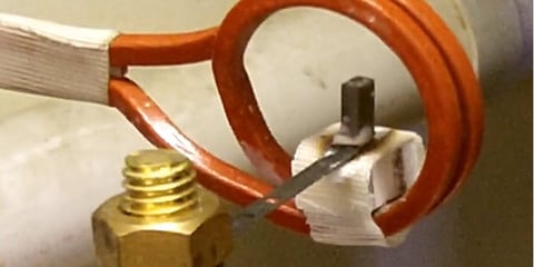 Brazing carbides to a steel metal plate
