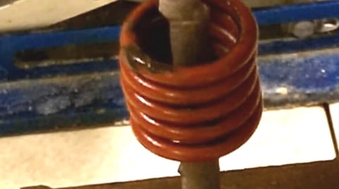 Brazing a Copper Rod and a Disc