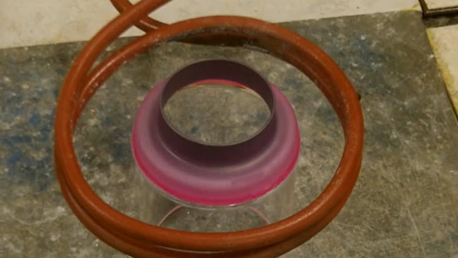 Glass Sealing a Steel Kovar Ring with Induction