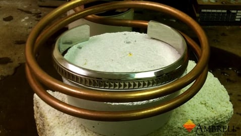 Heating a Bracelet to Darken It