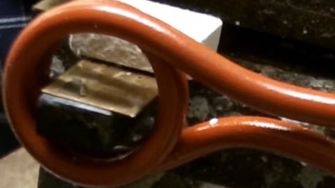 Brazing Carbide to Copper with Induction
