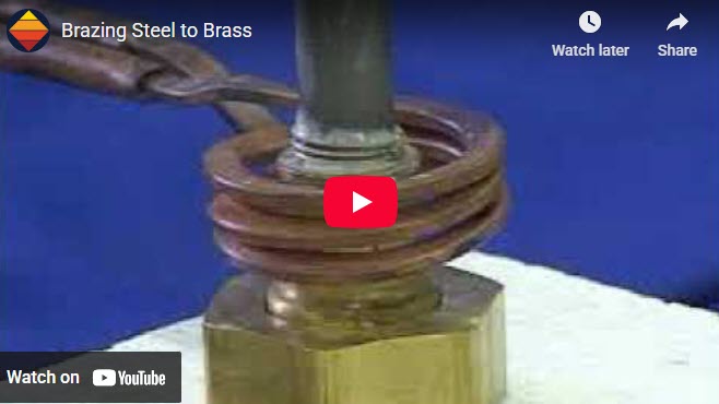 brazing steel to brass
