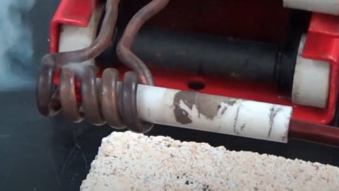 Burning Enamel Off A Copper Wire