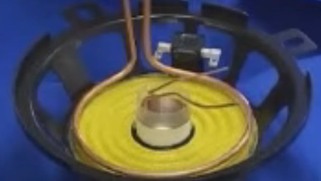 Curing Epoxy on an audio Speaker