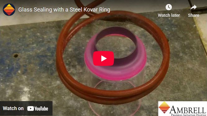 glass sealing with a kovar ring