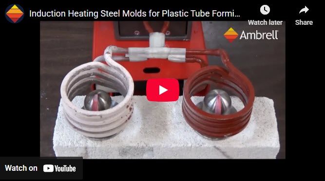 heating steel molds for plastuc tube forming