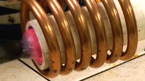 Forging a Steel Rod with Induction