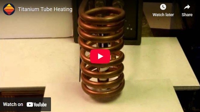 Heating a Titanium Tube with Induction