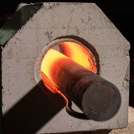 Forging with induction heating