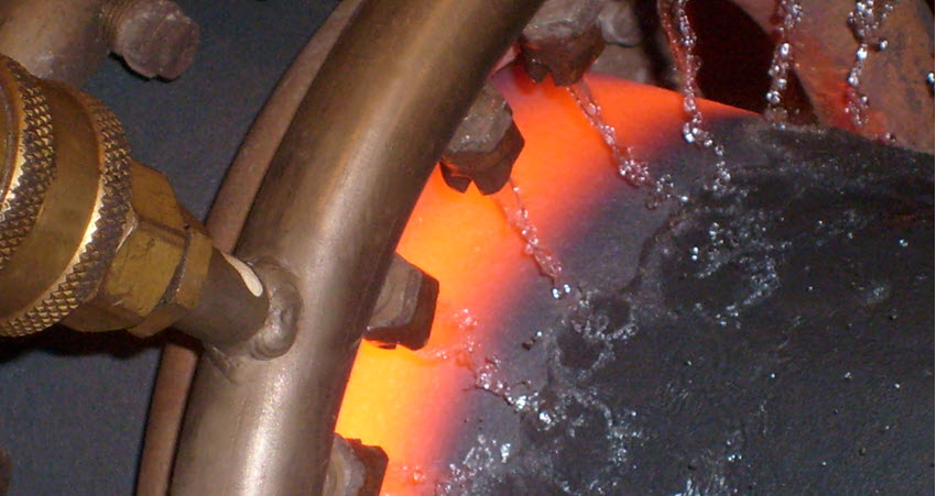 Tube and pipe bending with induction