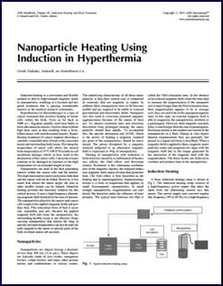 nanoparticle heating article