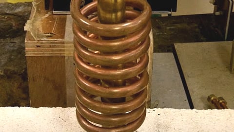 Annealing a brass tube