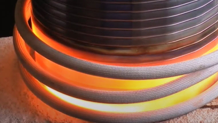 annealing a steel tube video 2