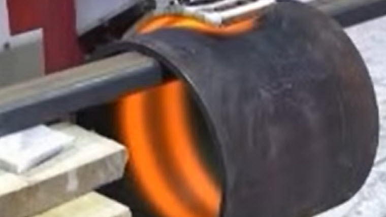 bending a steel pipe video 2