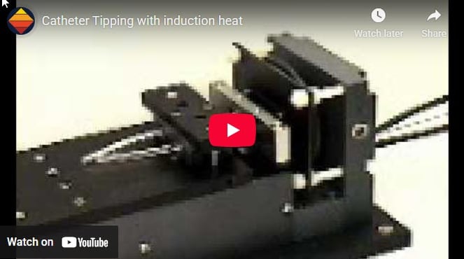 catheter tipping with induction