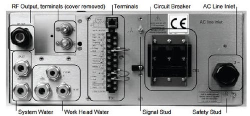 EASYHEAT 10 kW model rear panel