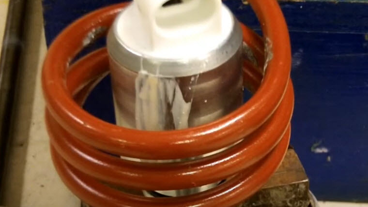 heating a steel valve for epoxy video