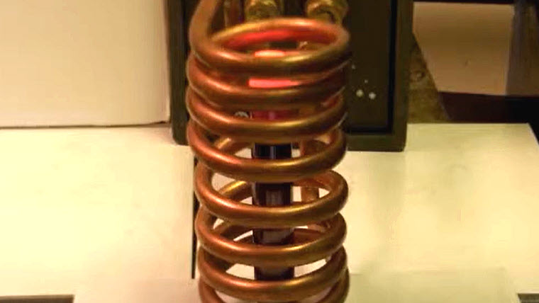 heating a titanium tube video