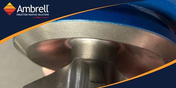 Induction Curing Adhesive on a Steel Valve for Fracking