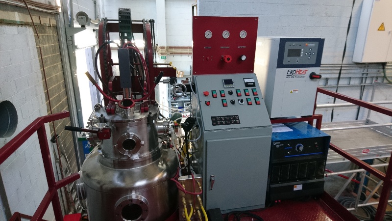 EKOHEAT Induction Heating System Integrated into Arcast VersaMelt Gas Atomizer