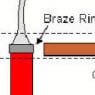 Brazing steel dental tools 