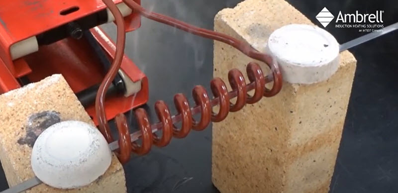 Induction Annealing a Magnetic Steel Strip