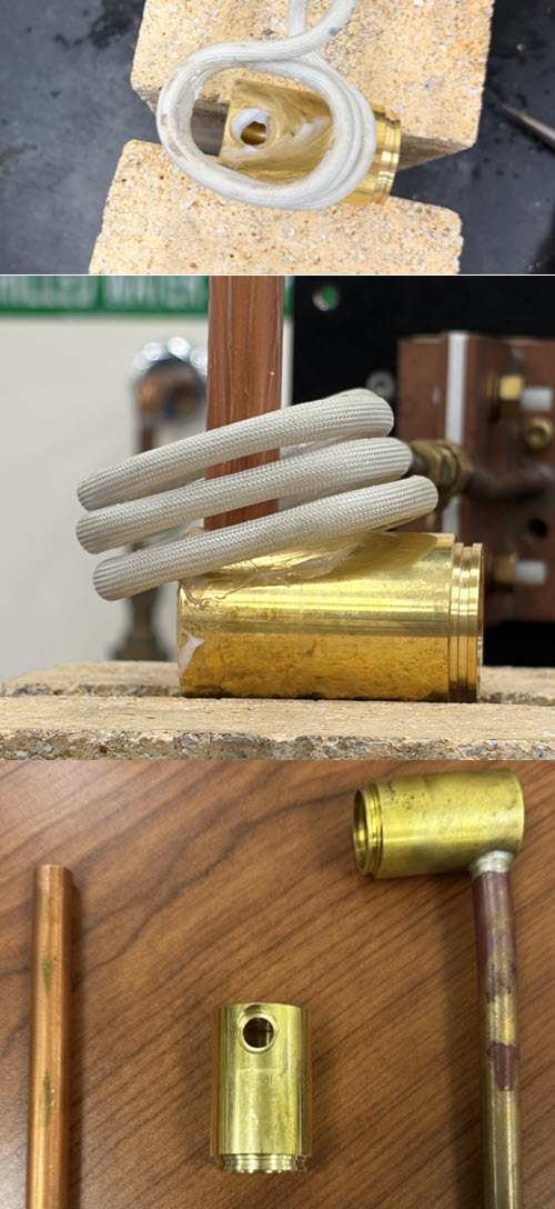 Braze medical device assembly to 1400 °F (760 °C)