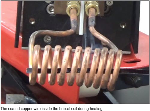 Heating a Copper Wire for Coating Removal