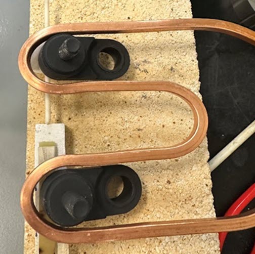 Heating Copper Parts for a Burn-Off Application