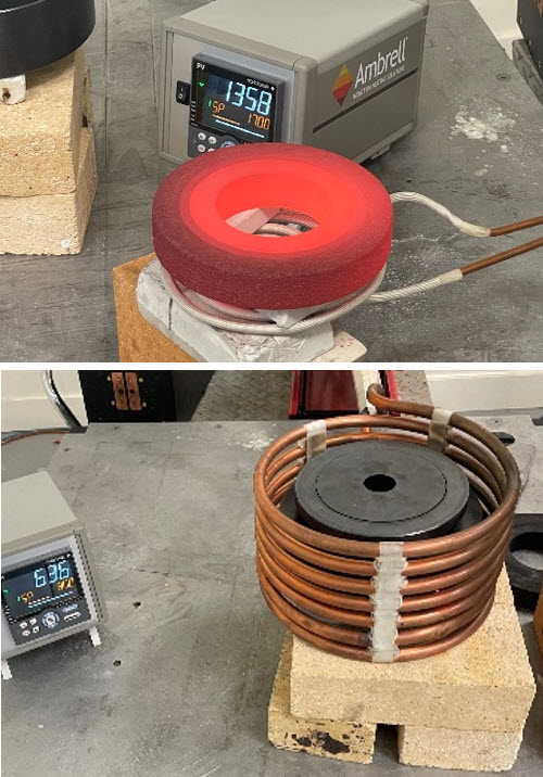 Heat a Steel Mold for a Resin Bond